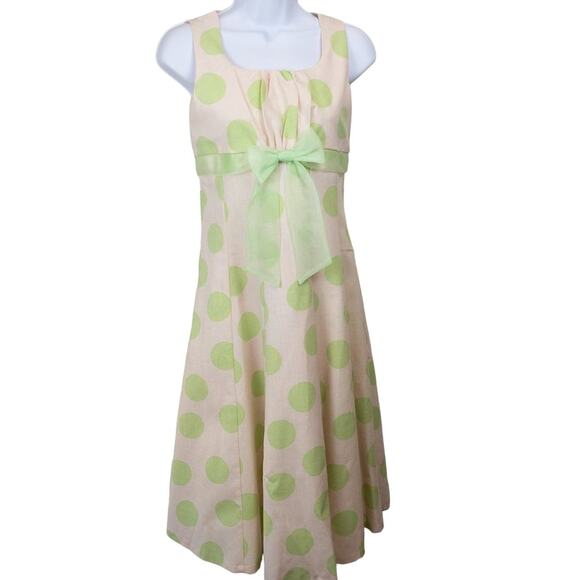 Bonnie Jean Full Length Girls Pink and Lime Green Party Dress, 16 - Picture 1 of 8